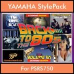 Time Traveler Series By PK Back To The 80s Vol. 1 - Extended Edition - 21 Song Styles x OTS Variations for YAMAHA PSRS750 in STY format