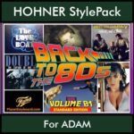 Time Traveler Series By PK Back To The 80s Vol. 1  - Standard Edition - 21 Song Styles for HOHNER ADAM in STL format