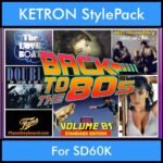 Time Traveler Series By PK Back To The 80s Vol. 1  - Standard Edition - 21 Song Styles for KETRON SD60K in KST format