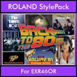 Time Traveler Series By PK Back To The 80s Vol. 1  - Standard Edition - 21 Song Styles for ROLAND EXR46OR in STL format