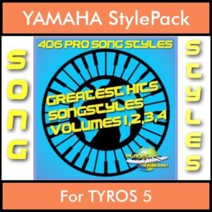 Greatest Hits Song Styles By PK GIGAPACK SONGSTYLES Vol. 1  - Greatest Hits Song Styles - 406 Song Styles for YAMAHA TYROS 5 in STY format