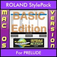 GIGASTYLECOLLECTION NEXTGEN By PK BASIC EDITION With Style Player Software Vol. 1 - FOR MAC - 9500 Styles for ROLAND PRELUDE in STL format