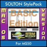 GIGASTYLECOLLECTION NEXTGEN By PK BASIC EDITION With Style Player Software Vol. 1  - FOR MAC - 9500 Styles for SOLTON MS50 in PAT format