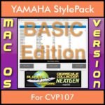 GIGASTYLECOLLECTION NEXTGEN By PK BASIC EDITION With Style Player Software Vol. 1  - FOR MAC - 9500 Styles for YAMAHA CVP107 in STY format