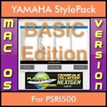 GIGASTYLECOLLECTION NEXTGEN By PK BASIC EDITION With Style Player Software Vol. 1  - FOR MAC - 9500 Styles for YAMAHA PSRI500 in STY format
