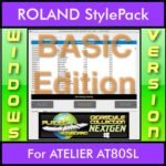 GIGASTYLECOLLECTION NEXTGEN By PK BASIC EDITION With Style Player Software Vol. 1  - FOR PC - 9500 Styles for ROLAND ATELIER AT80SL in STL format