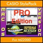 GIGASTYLECOLLECTION NEXTGEN By PK PROFESSIONAL EDITION With Style Player Software Vol. 1  - FOR MAC - 9800 Styles for CASIO MZ2000 in STL format