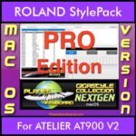 GIGASTYLECOLLECTION NEXTGEN By PK PROFESSIONAL EDITION With Style Player Software Vol. 1  - FOR MAC - 9800 Styles for ROLAND ATELIER AT900 V2 in STL format