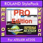 GIGASTYLECOLLECTION NEXTGEN By PK PROFESSIONAL EDITION With Style Player Software Vol. 1  - FOR MAC - 9800 Styles for ROLAND ATELIER AT20S in STL format