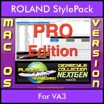 GIGASTYLECOLLECTION NEXTGEN By PK PROFESSIONAL EDITION With Style Player Software Vol. 1  - FOR MAC - 9800 Styles for ROLAND VA3 in STL format