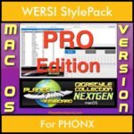 GIGASTYLECOLLECTION NEXTGEN By PK PROFESSIONAL EDITION With Style Player Software Vol. 1  - FOR MAC - 9800 Styles for WERSI PHONX in STY format