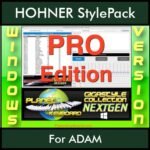 GIGASTYLECOLLECTION NEXTGEN By PK PROFESSIONAL EDITION With Style Player Software Vol. 1  - FOR PC - 9800 Styles for HOHNER ADAM in STL format