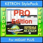 GIGASTYLECOLLECTION NEXTGEN By PK PROFESSIONAL EDITION With Style Player Software Vol. 1  - FOR PC - 9800 Styles for KETRON MIDJAY PLUS in PAT format
