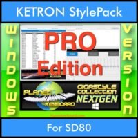 GIGASTYLECOLLECTION NEXTGEN By PK PROFESSIONAL EDITION With Style Player Software Vol. 1 - FOR PC - 9800 Styles for KETRON SD80 in KST format