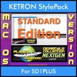 GIGASTYLECOLLECTION NEXTGEN By PK STANDARD EDITION With Style Player Software Vol. 1  - FOR MAC - 9600 Styles for KETRON SD1PLUS in PAT format
