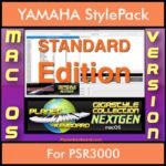 GIGASTYLECOLLECTION NEXTGEN By PK STANDARD EDITION With Style Player Software Vol. 1  - FOR MAC - 9600 Styles for YAMAHA PSR3000 in STY format