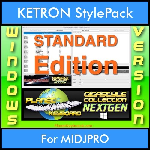 GIGASTYLECOLLECTION NEXTGEN By PK STANDARD EDITION With Style Player Software Vol. 1  - FOR PC - 9600 Styles for KETRON MIDJPRO in KST format GIGASTYLECOLLECTION NEXTGEN By PK STANDARD EDITION With Style Player Software Vol. 1  - FOR PC - 9600 Styles for KETRON MIDJPRO in KST format