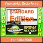 GIGASTYLECOLLECTION NEXTGEN By PK STANDARD EDITION With Style Player Software Vol. 1  - FOR PC - 9600 Styles for YAMAHA PSRA2000 in STY format
