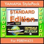 GIGASTYLECOLLECTION NEXTGEN By PK STANDARD EDITION With Style Player Software Vol. 1  - FOR PC - 9600 Styles for YAMAHA PSREW425 in STY format