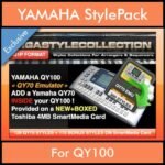 QY100 Emulation Series By PK Vol. 1  - The QY70 Emulation 300 Styles - 300 Styles for YAMAHA QY100 in Q1P format