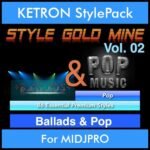 StyleGoldMine By PK Vol. 2  - Ballads and Pop - 86 Styles for KETRON MIDJPRO in KST format