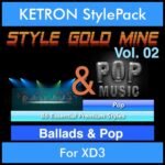 StyleGoldMine By PK Vol. 2  - Ballads and Pop - 86 Styles for KETRON XD3 in PAT format