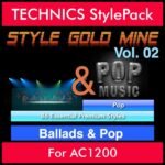 StyleGoldMine By PK Vol. 2  - Ballads and Pop - 86 Styles for TECHNICS AC1200 in CMP format
