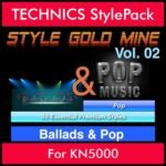 StyleGoldMine By PK Vol. 2  - Ballads and Pop - 86 Styles for TECHNICS KN5000 in CMP format