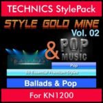 StyleGoldMine By PK Vol. 2  - Ballads and Pop - 86 Styles for TECHNICS KN1200 in CMP format