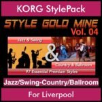 StyleGoldMine By PK Vol. 4  - Swing Jazz and Country Ballroom - 97 Styles for KORG Liverpool in STY format