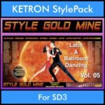 StyleGoldMine By PK Vol. 5  - Latin Ballroom Dancing - 65 Styles for KETRON SD3 in PAT format