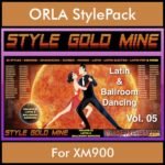StyleGoldMine By PK Vol. 5  - Latin Ballroom Dancing - 65 Styles for ORLA XM900 in STL format