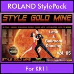 StyleGoldMine By PK Vol. 5  - Latin Ballroom Dancing - 65 Styles for ROLAND KR11 in STL format