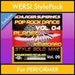 StyleGoldMine By PK Vol. 9  - Dance Pop Rock 4 - 60 Styles / Song Styles for WERSI PERFORMER in STY format