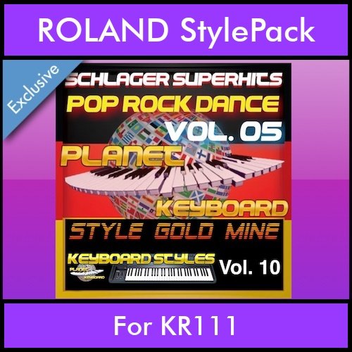 StyleGoldMine By PK Vol. 10 - Dance Pop Rock 5 - 60 Styles / Song Styles for ROLAND KR111 in STL format StyleGoldMine By PK Vol. 10 - Dance Pop Rock 5 - 60 Styles / Song Styles for ROLAND KR111 in STL format