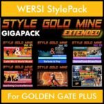 StyleGoldMine By PK Extended GIGAPACK Vol. 1  - Vol. 01 to Vol. 05 and BackToThe80s - 428 Styles / 21 Song Styles for WERSI GOLDEN GATE PLUS in STE format