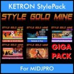 StyleGoldMine By PK GIGAPACK STYLEGOLDMINE Vol. 1  - Vol. 01 to Vol. 05 - 428 Styles for KETRON MIDJPRO in KST format