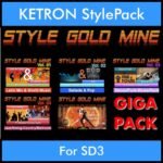 StyleGoldMine By PK GIGAPACK STYLEGOLDMINE Vol. 1  - Vol. 01 to Vol. 05 - 428 Styles for KETRON SD3 in PAT format