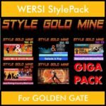 StyleGoldMine By PK GIGAPACK STYLEGOLDMINE Vol. 1  - Vol. 01 to Vol. 05 - 428 Styles for WERSI GOLDEN GATE in STY format