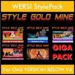 StyleGoldMine By PK GIGAPACK STYLEGOLDMINE Vol. 1  - Vol. 01 to Vol. 05 - 428 Styles for WERSI OAS VERSION BELOW V4 in STO format