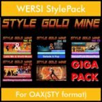 StyleGoldMine By PK GIGAPACK STYLEGOLDMINE Vol. 1  - Vol. 01 to Vol. 05 - 428 Styles for WERSI OAX(STY format) in STY format