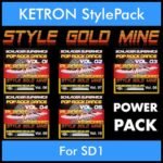 StyleGoldMine By PK POWERPACK STYLEGOLDMINE Vol. 1  - Vol. 06 to Vol. 10 - 300 Styles / Song Styles for KETRON SD1 in PAT format