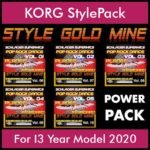 StyleGoldMine By PK POWERPACK STYLEGOLDMINE Vol. 1  - Vol. 06 to Vol. 10 - 300 Styles / Song Styles for KORG I3 Year Model 2020 in STY format
