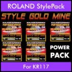 StyleGoldMine By PK POWERPACK STYLEGOLDMINE Vol. 1  - Vol. 06 to Vol. 10 - 300 Styles / Song Styles for ROLAND KR117 in STL format