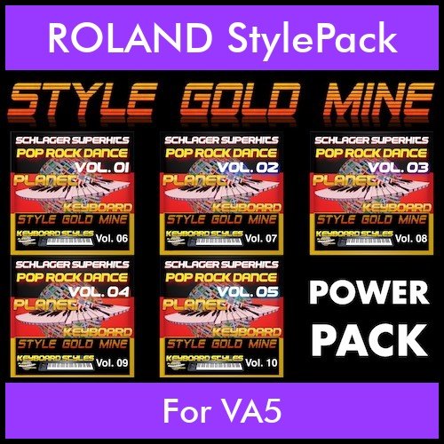 StyleGoldMine By PK POWERPACK STYLEGOLDMINE Vol. 1  - Vol. 06 to Vol. 10 - 300 Styles / Song Styles for ROLAND VA5 in STL format StyleGoldMine By PK POWERPACK STYLEGOLDMINE Vol. 1  - Vol. 06 to Vol. 10 - 300 Styles / Song Styles for ROLAND VA5 in STL format