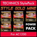 StyleGoldMine By PK POWERPACK STYLEGOLDMINE Vol. 1  - Vol. 06 to Vol. 10 - 300 Styles / Song Styles for TECHNICS AC1200 in CMP format