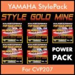 StyleGoldMine By PK POWERPACK STYLEGOLDMINE Vol. 1  - Vol. 06 to Vol. 10 - 300 Styles / Song Styles for YAMAHA CVP207 in STY format