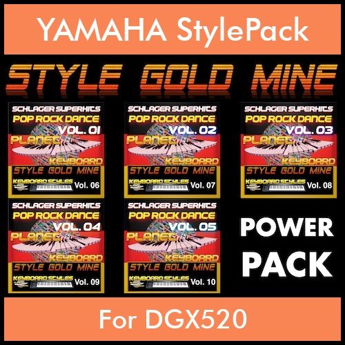 StyleGoldMine By PK POWERPACK STYLEGOLDMINE Vol. 1  - Vol. 06 to Vol. 10 - 300 Styles / Song Styles for YAMAHA DGX520 in STY format StyleGoldMine By PK POWERPACK STYLEGOLDMINE Vol. 1  - Vol. 06 to Vol. 10 - 300 Styles / Song Styles for YAMAHA DGX520 in STY format