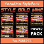 StyleGoldMine By PK POWERPACK STYLEGOLDMINE Vol. 1  - Vol. 06 to Vol. 10 - 300 Styles / Song Styles for YAMAHA PSRS975 in STY format
