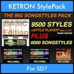 The Big Song Style Pack By PK Incl. GSC NEXTGEN BASIC 9500 Styles With Style Player Vol. 1  - 15500 Styles Splitted into - 9500 Styles and 6000 Song Styles for KETRON SD7 in KST format
